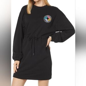 Puma Long Sleeve Dress Sportswear Dress Drawstring Waist Dress Size XL Dress